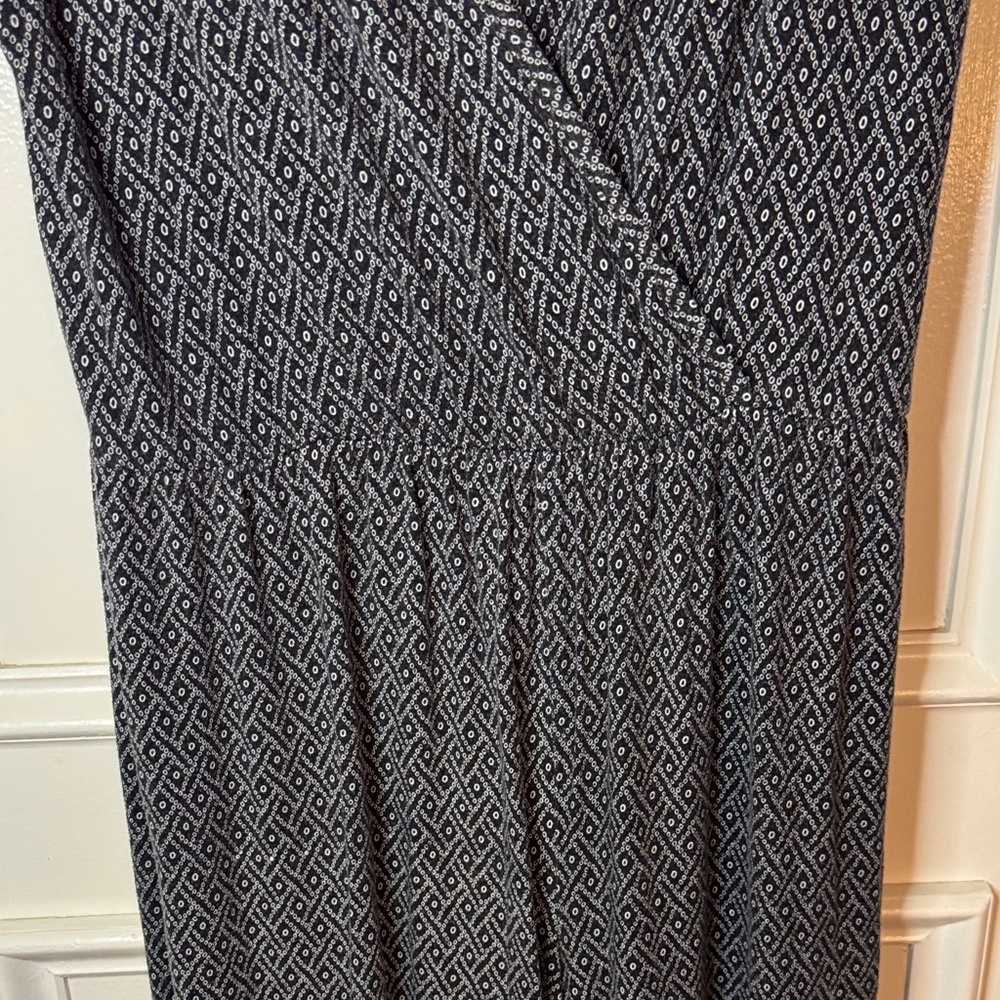 Loveappella Ciara Knit Jumpsuit in Black & White - Picture 7 of 12